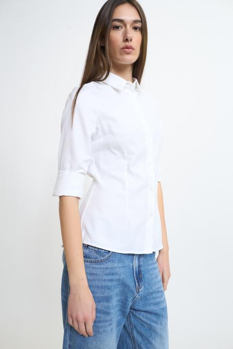 Camicia avvitata bianco - Primavera Estate 2026 | Brend