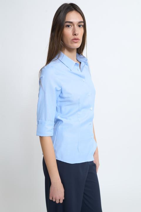 Camicia avvitata celeste - Primavera Estate 2026 | Brend