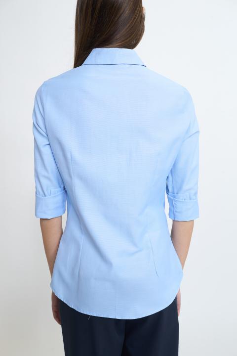 Camicia avvitata celeste - Primavera Estate 2026 | Brend