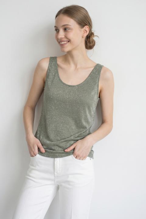 Canotta lurex militare - Primavera Estate 2026 | Brend