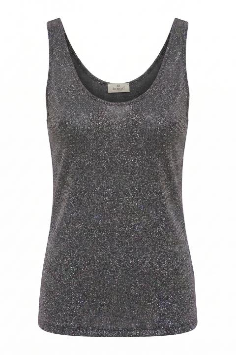 Canotta lurex nero - Primavera Estate 2026 | Brend