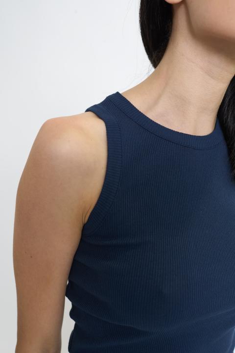 Canotta vogatore costine blu - Primavera Estate 2026 | Brend