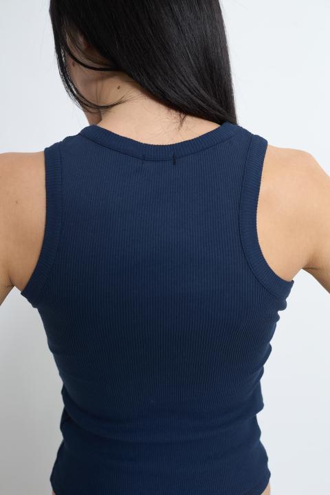 Canotta vogatore costine blu - Primavera Estate 2026 | Brend