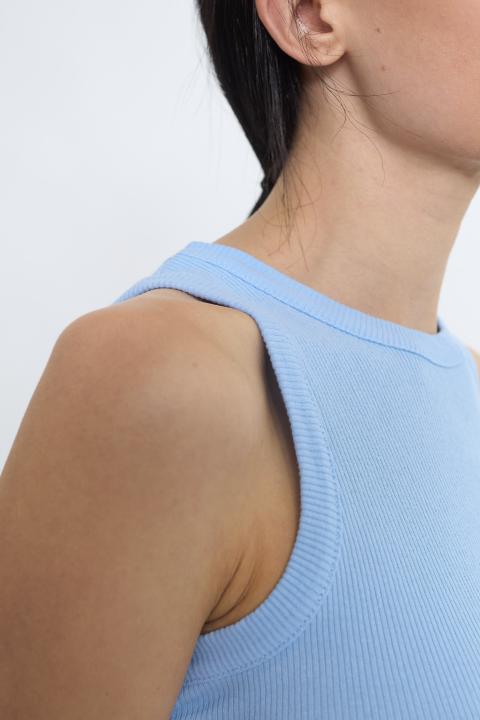 Canotta vogatore costine celeste - Primavera Estate 2026 | Brend