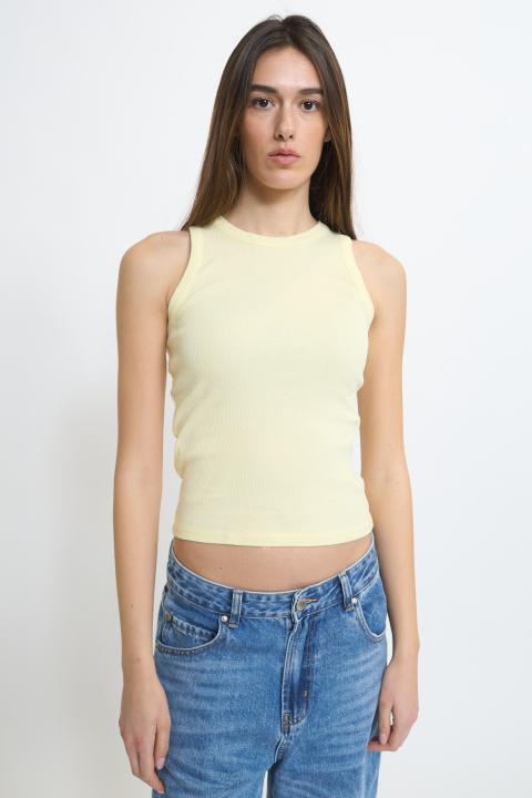 Canotta vogatore costine giallo - Primavera Estate 2026 | Brend