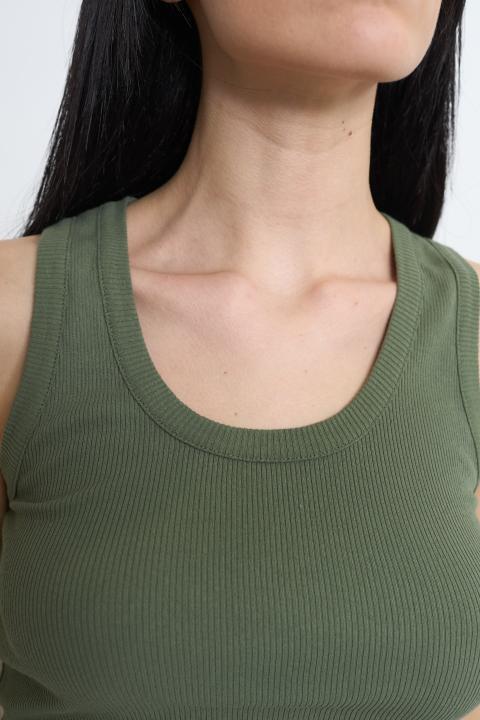 Canotta girocollo costine militare - Primavera Estate 2026 | Brend