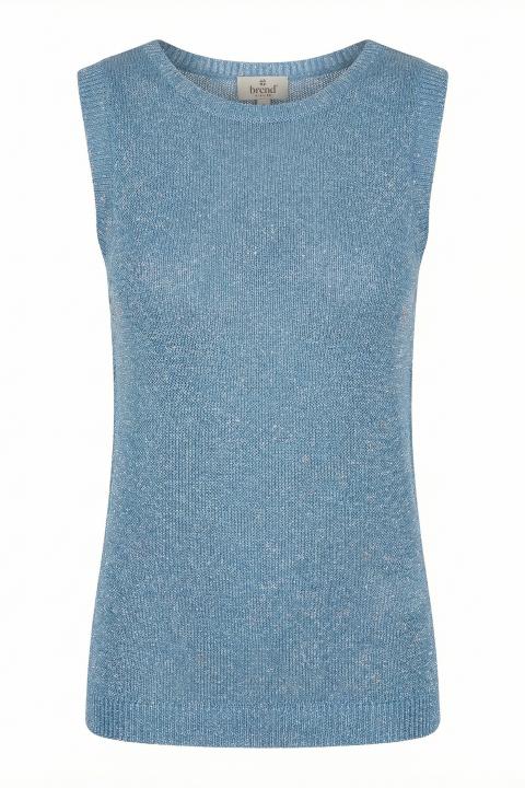 Canotta lurex azzurro - Primavera Estate 2026 | Brend