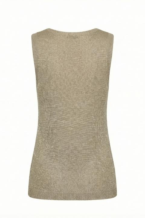 Canotta lurex beige - Primavera Estate 2026 | Brend