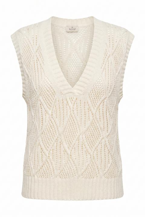 Canotta traforata beige - Primavera Estate 2026 | Brend