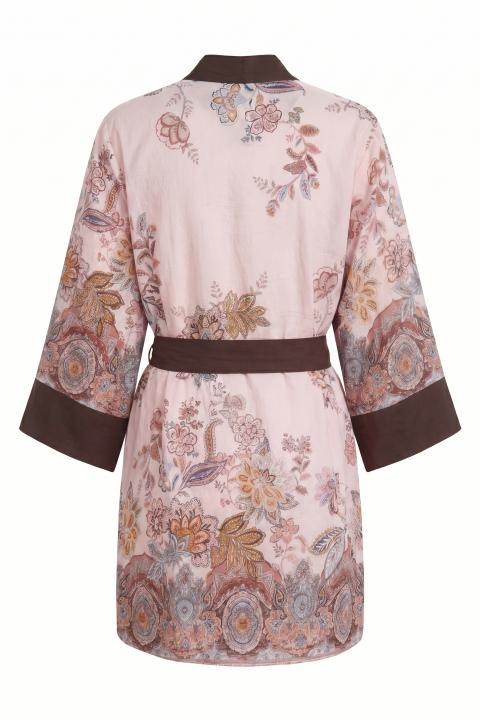 Kimono 3/4 fantasia paisley rosa/celeste - Primavera Estate 2026 | Brend