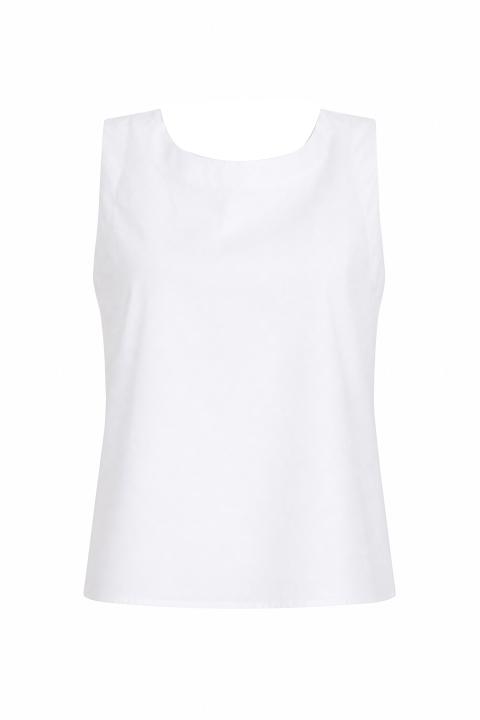 Casacca trapezio asimemtrica bianco - Primavera Estate 2026 | Brend