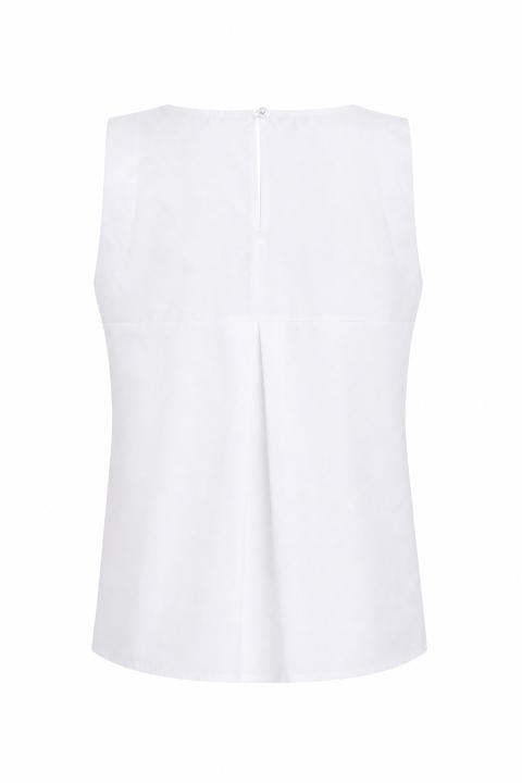 Casacca trapezio asimemtrica bianco - Primavera Estate 2026 | Brend