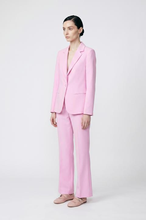 Giacca avvitata e panta-flare rosa - Primavera Estate 2026 | Brend