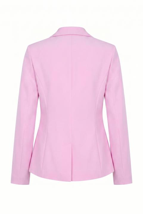 Giacca avvitata e panta-flare rosa - Primavera Estate 2026 | Brend