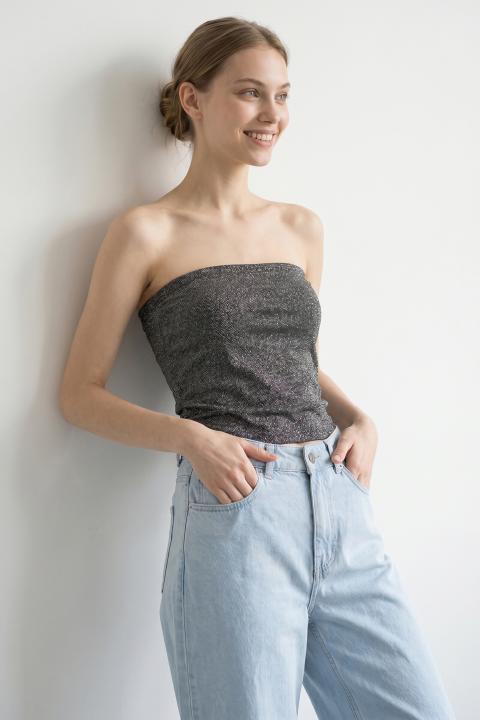 Fascia lurex nero - Primavera Estate 2026 | Brend