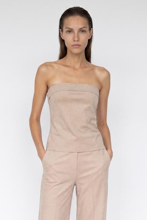 Fascia balza e punto smock beige - Primavera Estate 2026 | Brend