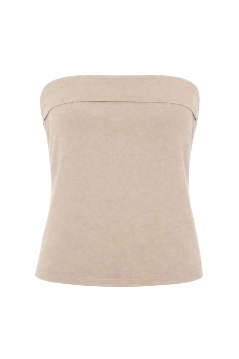 Fascia balza e punto smock beige - Primavera Estate 2026 | Brend