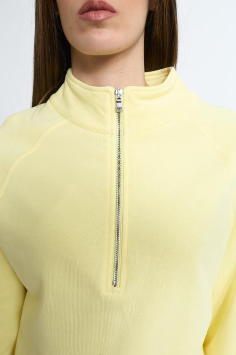 Felpa polo zip pastello - Primavera Estate 2026 | Brend