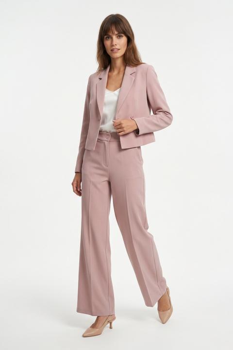 Giacca crop incrocio rosa - Primavera Estate 2026 | Brend