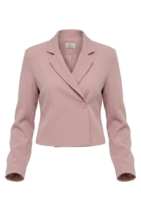 Giacca crop incrocio rosa - Primavera Estate 2026 | Brend