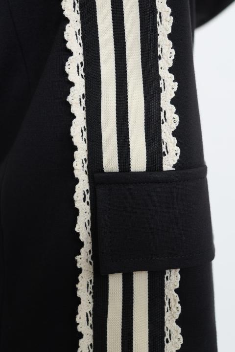 Giacca banda laterale nero - Primavera Estate 2026 | Brend