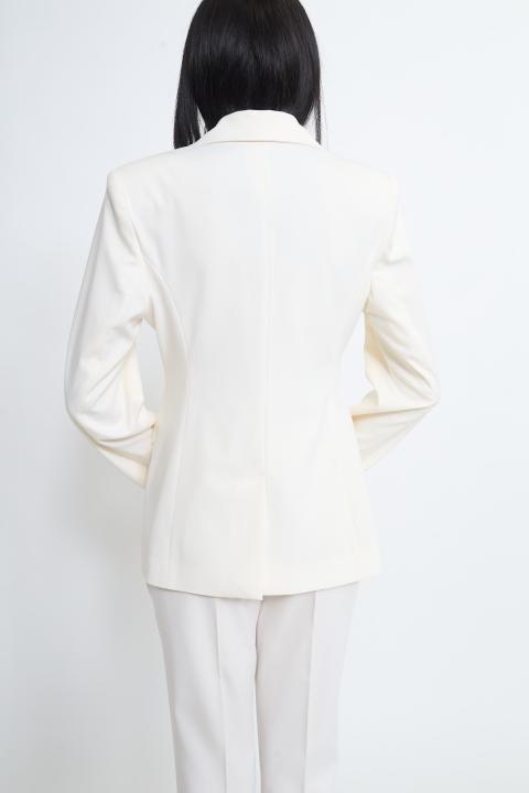 Giacca 1 bottone pattine beige - Primavera Estate 2026 | Brend