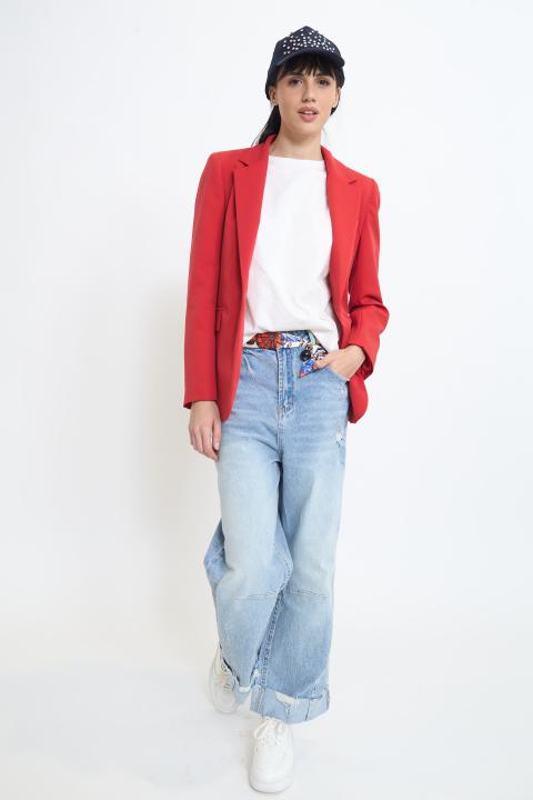 Giacca revers taschino rosso - Primavera Estate 2026 | Brend