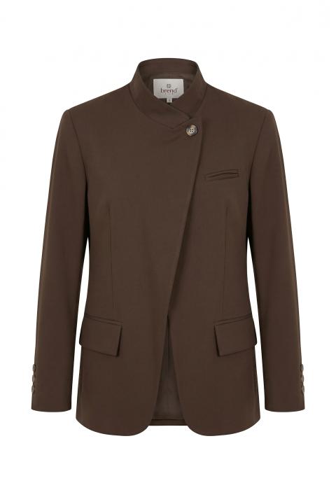 Giacca 1 bottone asimmetrica moro - Primavera Estate 2026 | Brend