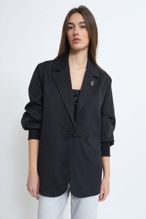 Giacca over alamaro nero/nero - Primavera Estate 2026 | Brend