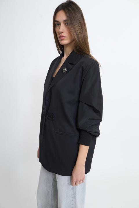 Giacca over alamaro nero/nero - Primavera Estate 2026 | Brend