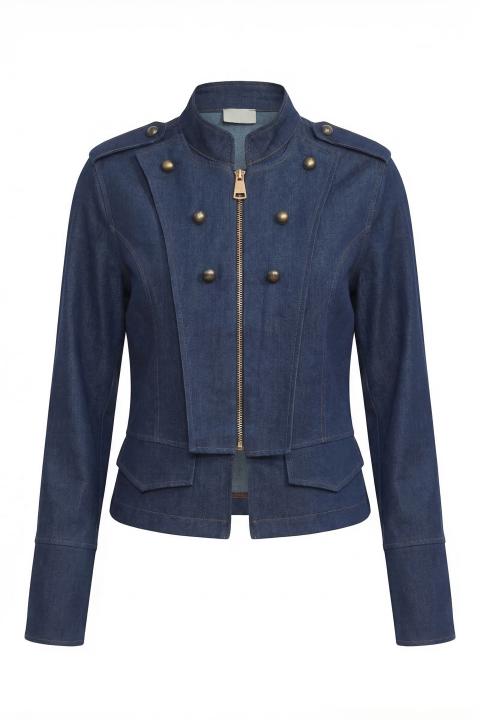 Giacca Napoleon denim denim scuro - Primavera Estate 2026 | Brend