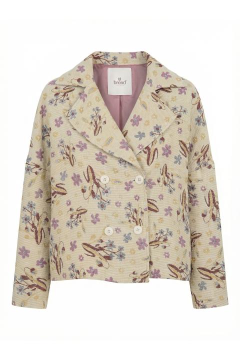 Giacca over jacquard fantasia fiori - Primavera Estate 2026 | Brend