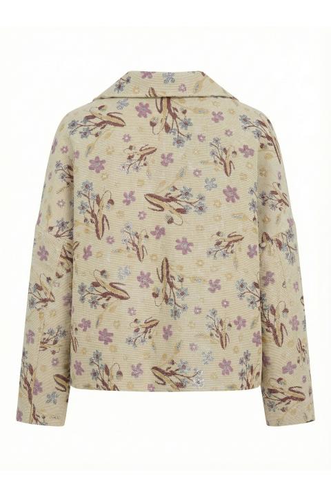 Giacca over jacquard fantasia fiori - Primavera Estate 2026 | Brend