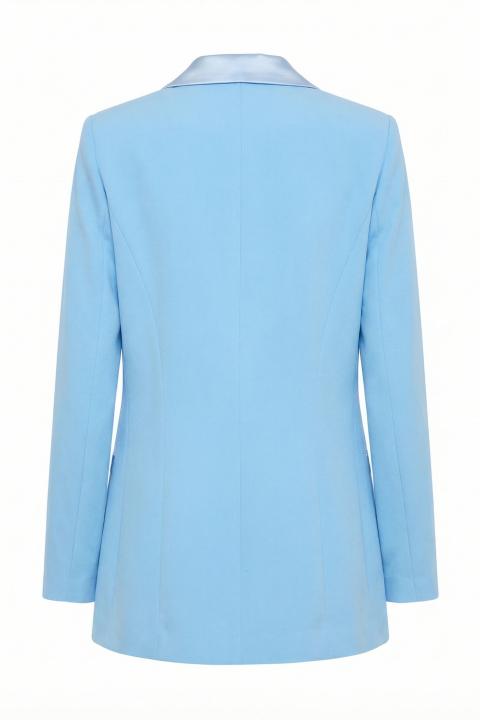 Giacca doppio petto avvitata celeste - Primavera Estate 2026 | Brend