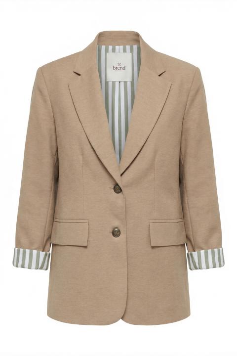 Giacca over fodera camicia beige - Primavera Estate 2026 | Brend