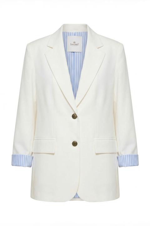 Giacca over fodera camicia panna - Primavera Estate 2026 | Brend