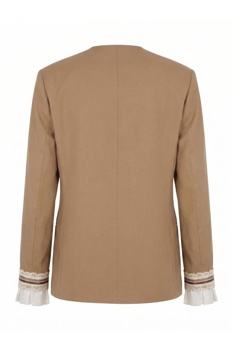 Giacca doppio petto passamaneria caffÈ - Primavera Estate 2026 | Brend
