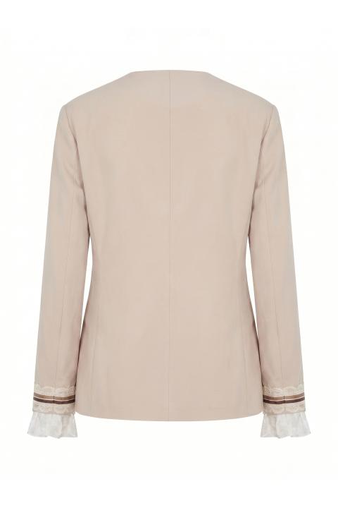 Giacca doppio petto passamaneria naturale - Primavera Estate 2026 | Brend