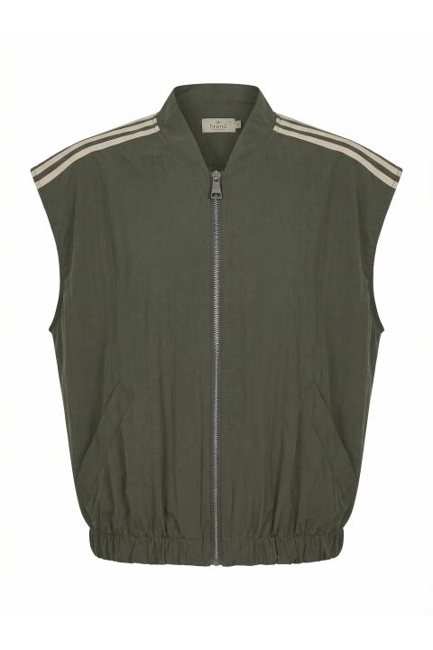 Gilet over zip bande militare - Primavera Estate 2026 | Brend