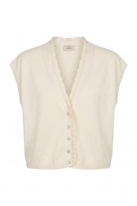 Gilet sovrapposto pizzo naturale - Primavera Estate 2026 | Brend