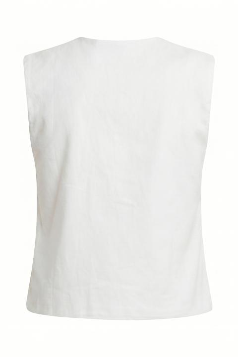 Gilet 3 bottoni bianco - Primavera Estate 2026 | Brend