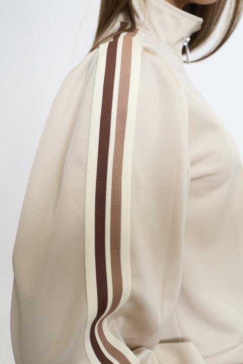 Giubbino bande laterali sabbia - Primavera Estate 2026 | Brend