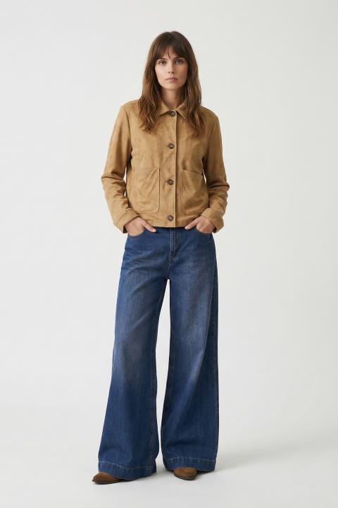 Giubbino tasca applicata cognac - Primavera Estate 2026 | Brend