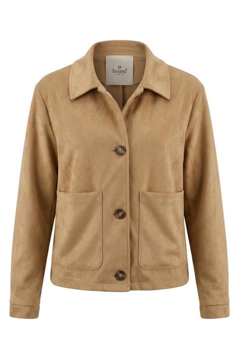 Giubbino tasca applicata cognac - Primavera Estate 2026 | Brend