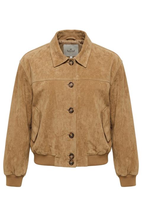 Giubbino-bomber suede cognac - Primavera Estate 2026 | Brend