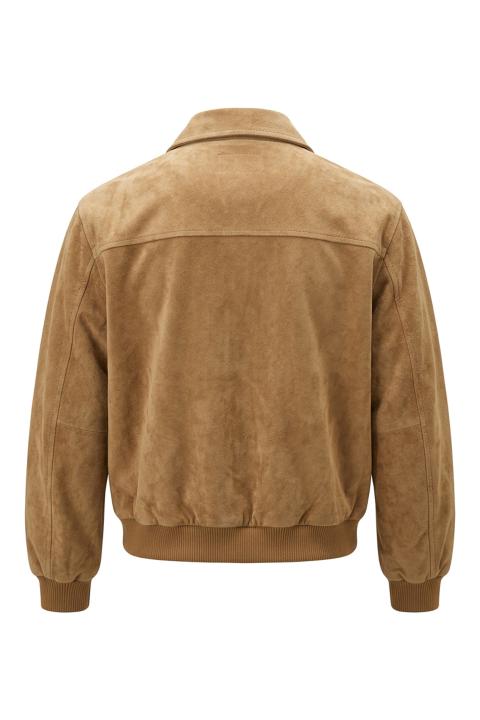 Giubbino-bomber suede cognac - Primavera Estate 2026 | Brend