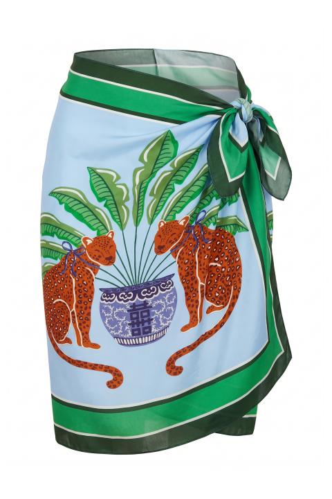 Gonna pareo corta japan verde - Primavera Estate 2026 | Brend