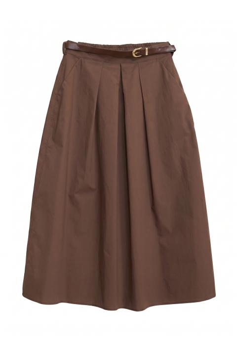 Gonna lunga pinces tabacco - Primavera Estate 2026 | Brend