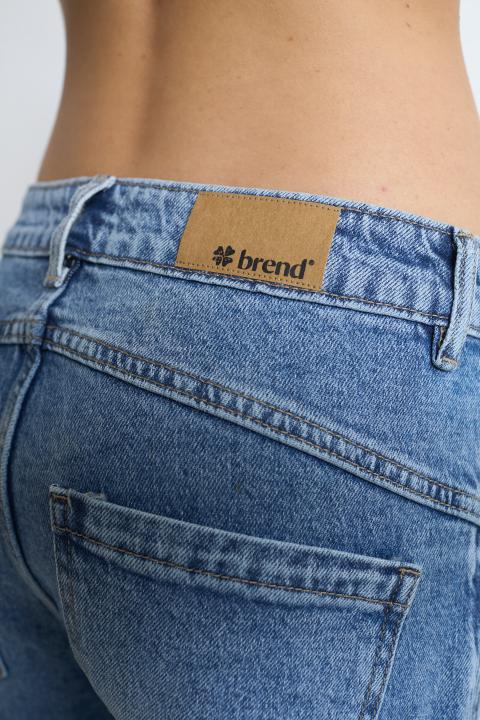 Jeans barrel risvolto delavato medio - Primavera Estate 2026 | Brend