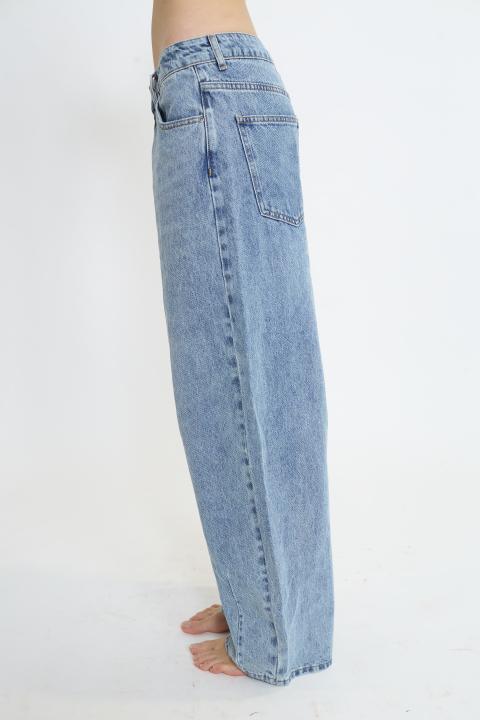 Jeans barrel cuciture denim chiaro - Primavera Estate 2026 | Brend